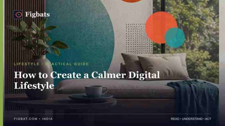 Calmer Digital Lifestyle — Figbats India