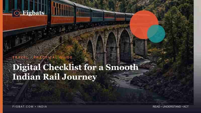 Digital Checklist for a Smooth Indian Rail Journey