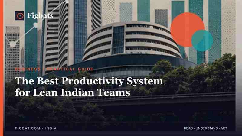 Productivity System Lean Indian Teams — Figbats India
